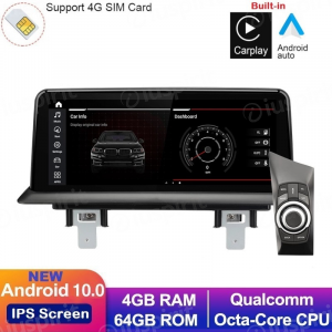 ANDROID 10 navigatore per BMW serie 1 BMW E81 BMW E82 BMW E87 BMW E88 10.25 pollici CarPlay Android Auto WI-FI GPS 4G LTE Bluetooth 4GB RAM 64GB ROM