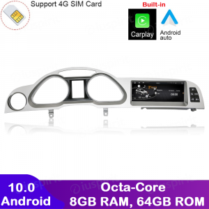 ANDROID navigatore per Audi A6 2005-2009 CarPlay Android Auto 8.8 pollici GPS WI-FI Bluetooth 8GB RAM 64GB Octa-Core 4G LTE