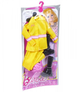 Mattel -Barbie Vestito Pompiere