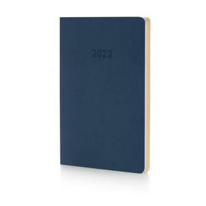 Ciak Mate Agenda 2022 Settimanale 15x21 Verticale Semipelle Blu