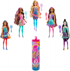 Barbie   Bambola Color Reveal con 7 Sorprese Linea Party