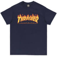 Felpa thrasher con fiamme cheap sulle maniche