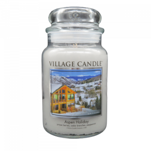 Village Candle candela Aspen Holiday 170 ore bianca
