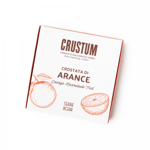 Crostata CRUSTUM di Arance Tarocco - Peso Netto 400g - 4 porzioni