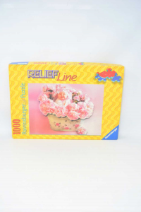 Puzzle Ravensburger 1000 Pieces Relief Line 70x50 Cm Baby In Pink