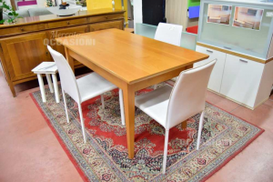 Wooden Table Of Ciliegio Extendable