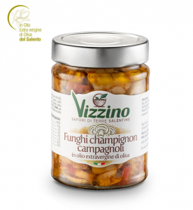 Funghi champignon alla campagnola in olio extra vergine d'oliva - Vizzino
