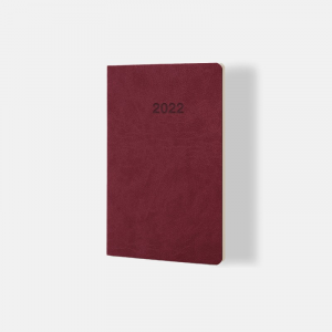 Ciak Mate Agenda 2022 Settimanale+Notes 15x21 Semipelle Rosso