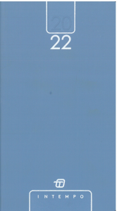 InTempo Agenda 2022 Tascabile Settimanale 8x15 In Papercoat Azzurro Pastello