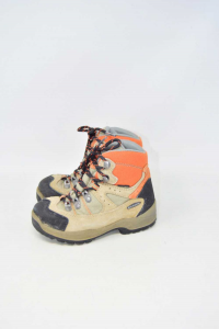 Boot Boy Shoe Beige Orange N° 29