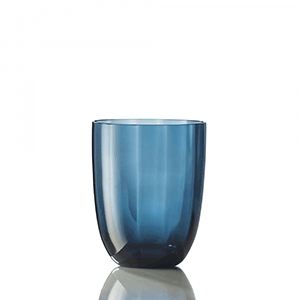 Bicchiere Idra Ottico Blu Avio
