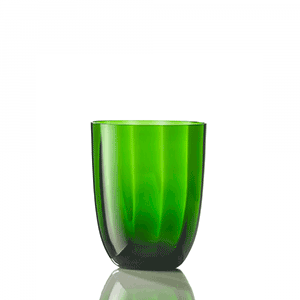 Bicchiere Idra Ottico Verde Pino