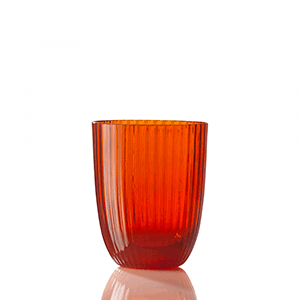Bicchiere Idra Rigato Arancio
