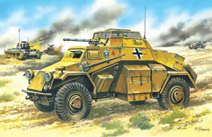 1/72 Sd.Kfz.222, German Light Armoured Vehicle