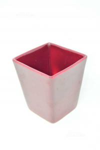 Vaso Rosso Per Piante Ceramica Di Bassano 13x15 Cm