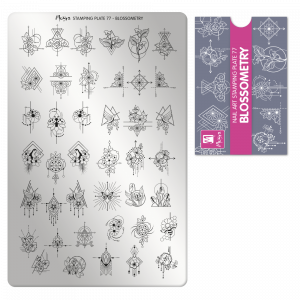STAMPING PLATE 77  BLOSSOMETRY