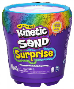 Kinetic Sand Vasetti Con Sorpresa 113gr di sabbia colorata