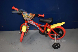 Bicycle Boy Gormiti New Red Yellow With Rotelline