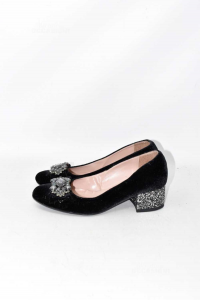 Shoes Woman Black With Strass N° 37