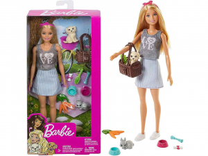Barbie - Bambola Con Cuccioli