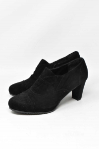 Shoes Woman Creations Artisanal Suede Black N°.37