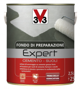 Linea Expert - Fondo Di Preparazione - Cemento E Suoli Bianco 2,5 Lt.