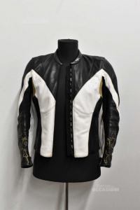 Jumpsuit Motorcycle Woman Aplinestars Star Jacket + Trousers With Protections True Leather Size 42