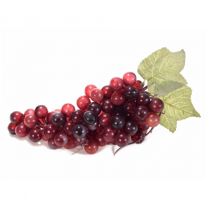 Grappolo di uva rossa decorativa artificiale