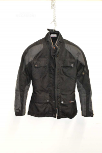 Jacket Motorcycle Woman Dainese Size.40 With Protections Black Grey