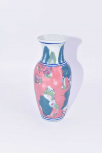 Jar Chinese Holder Flowers Altezza15 Cm