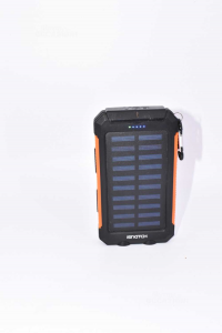 Charge Battery Solar Isncitch Black Orange
