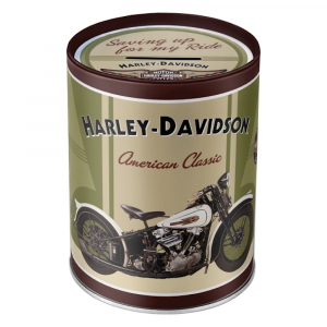 Salvadanaio in metallo Harley Davidson Nostalgic Art