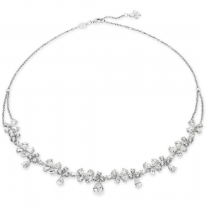 Comete Farfalla  collana tennis donna in argento con zirconi GLA149