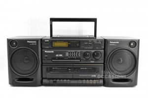 Stereo Panasonic Radio CD E Audiocassette Modello RX - DT610 Funzionante