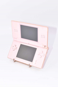 Console Game Boy Pink Nintendo Ds Lite With Cable And 3 Games