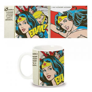 Tazza Wonder Woman fumetto in ceramica