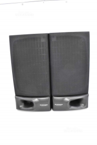 Pair Speakers Pioneer 43x22x21 Cm