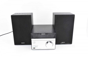 Stereo Sony Cmt-sbt20 Cd Radio Bluetooth Usb With 2 Speakers (no Remote Control)