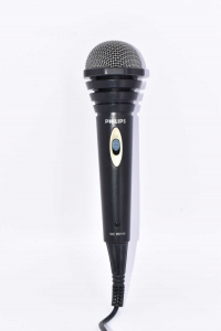 Microfono Nero Philips Modello SBC MD110
