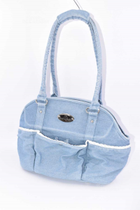 Pet Carrier In Jeans Reomeo And Juliet For Dogs Of Small Size