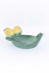 Holder Soap In Ceramic Calabrese Shape As Cactus