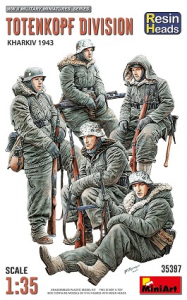 1/35 Totenkoopf Division. Kharkiv 1943. Resin Heads
