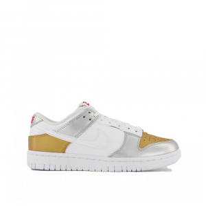 Nike Dunk Low Gold Silver 