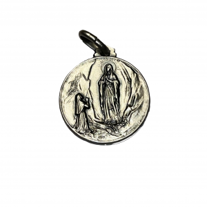 Virgin of Lourdes , made of 925 Silver
