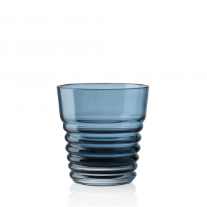 Bicchiere Met Whisky Blu Avio