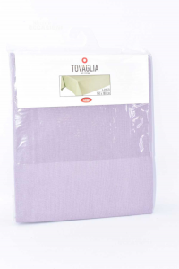 Tablecloth Coop New 100% Cotton Color Mauve 150x180 Cm Rectangular