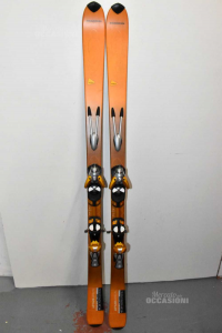 Ski Salomon Orange L170 Scream 8 Pilot Complete Of Bindings