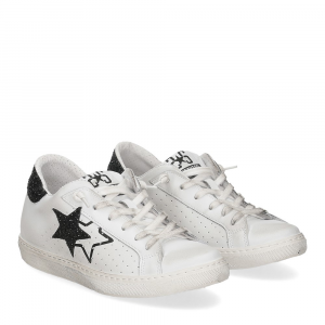 2Star sneaker low bianco nero