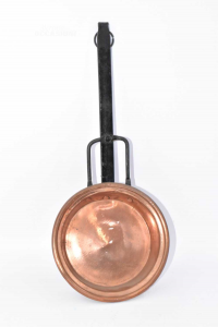 Copper Pan With Handle Iron Black 16 Cm