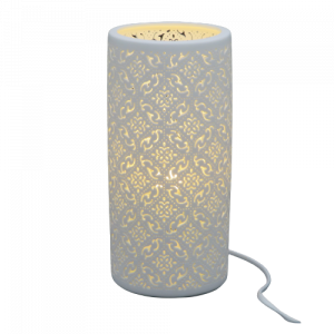 Brandani lampada Floral porcellana traforata 28cm